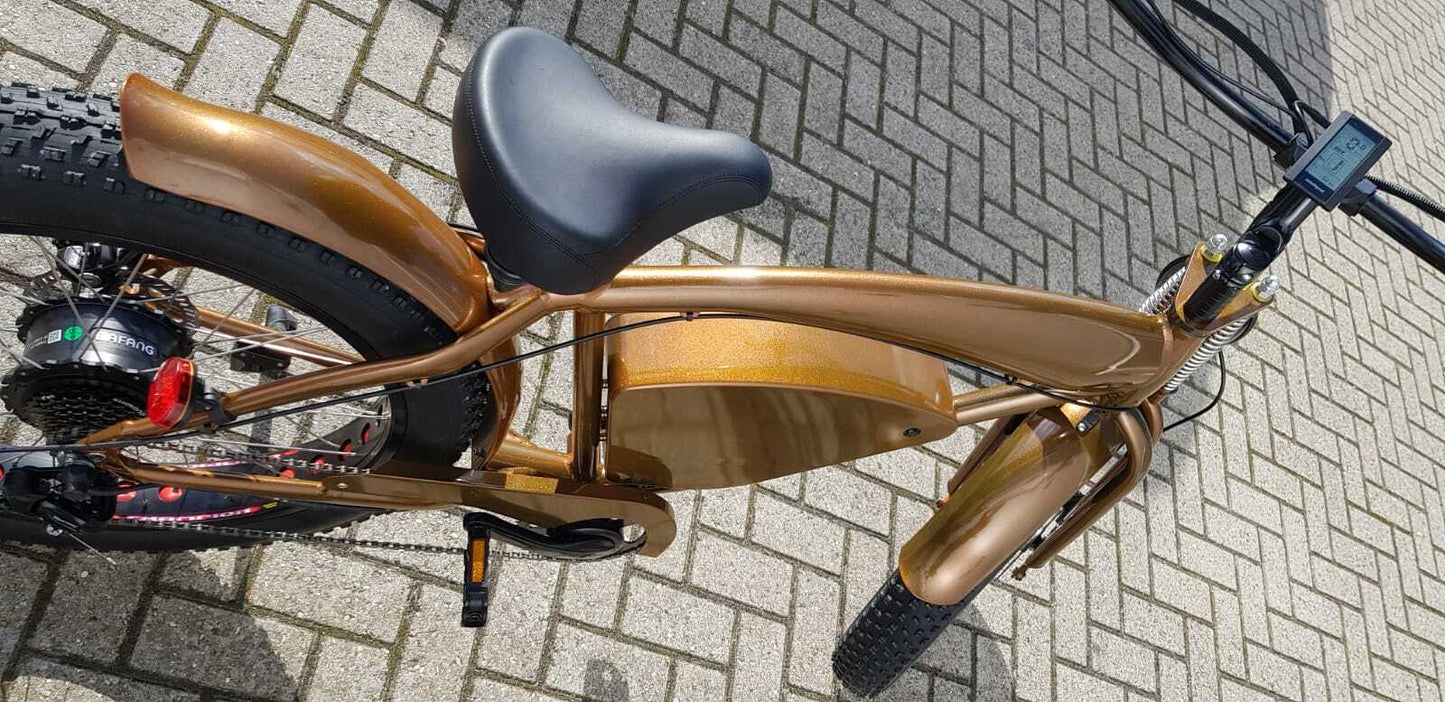 Vintage-Cruiser Ebike | Metallic Bruin
