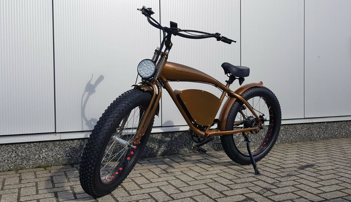 Vintage-Cruiser Ebike | Metallic Bruin