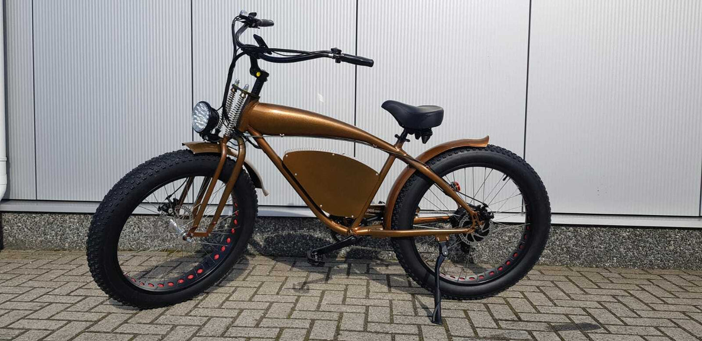 Vintage-Cruiser Ebike | Metallic Bruin