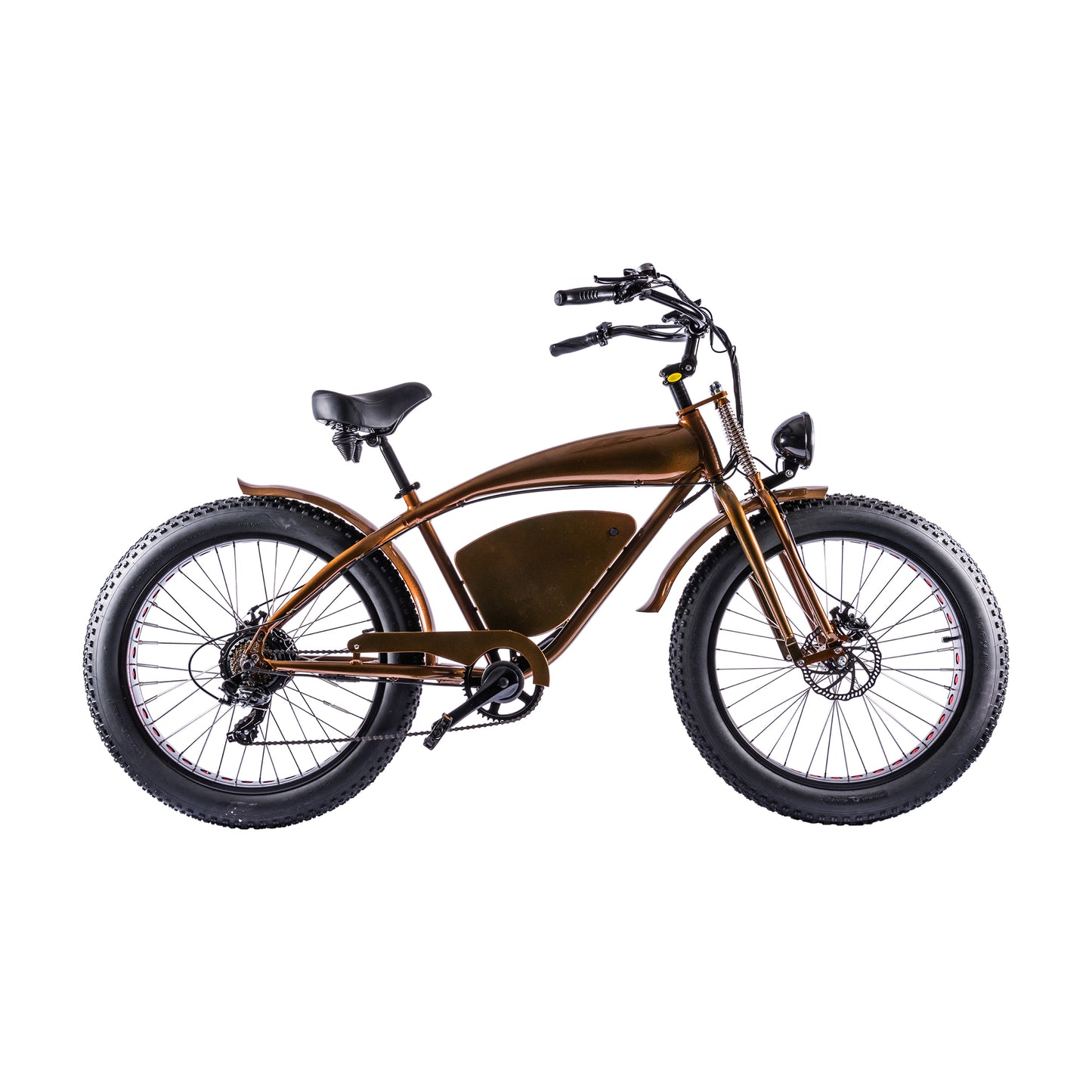Vintage-Cruiser Ebike | Metallic Bruin