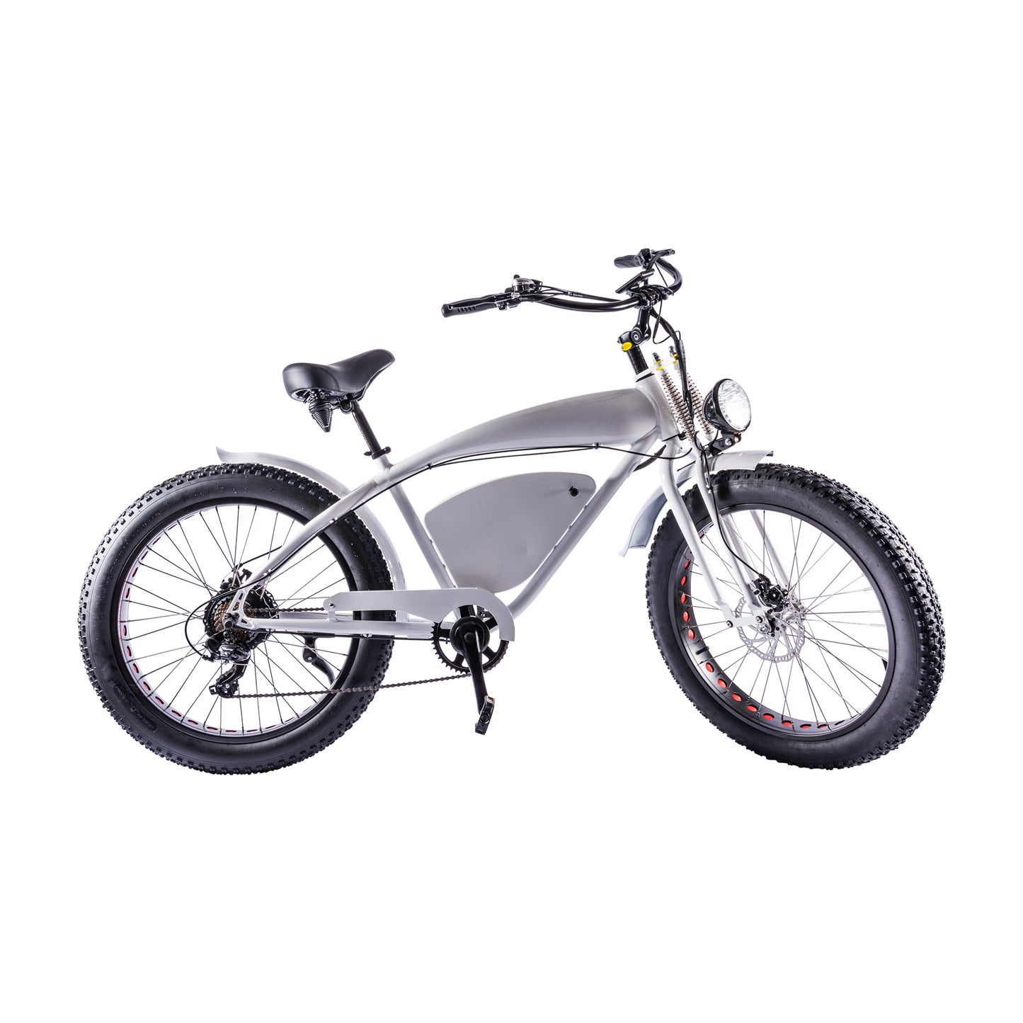 Vintage-Cruiser Ebike | Wit