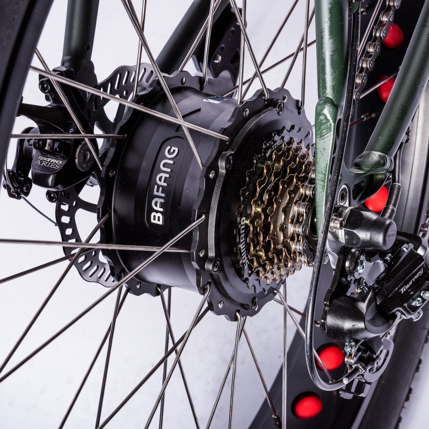 Vintage-Cruiser Ebike | Groen