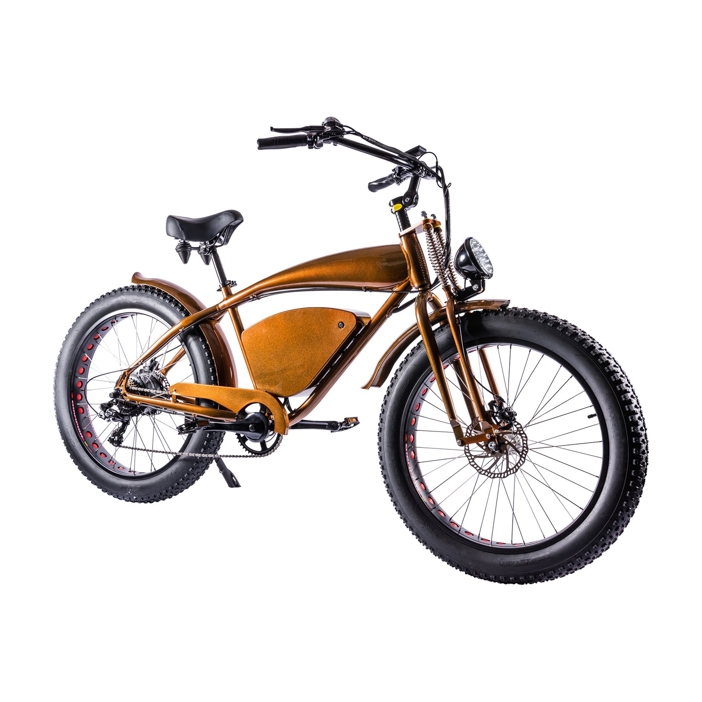 Vintage-Cruiser Ebike | Metallic Bruin