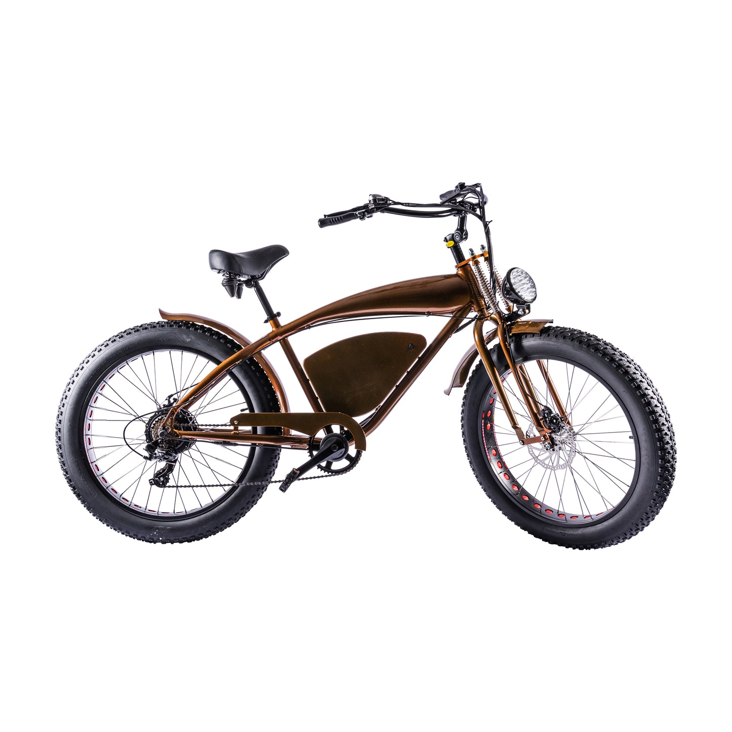 Vintage-Cruiser Ebike | Metallic Bruin