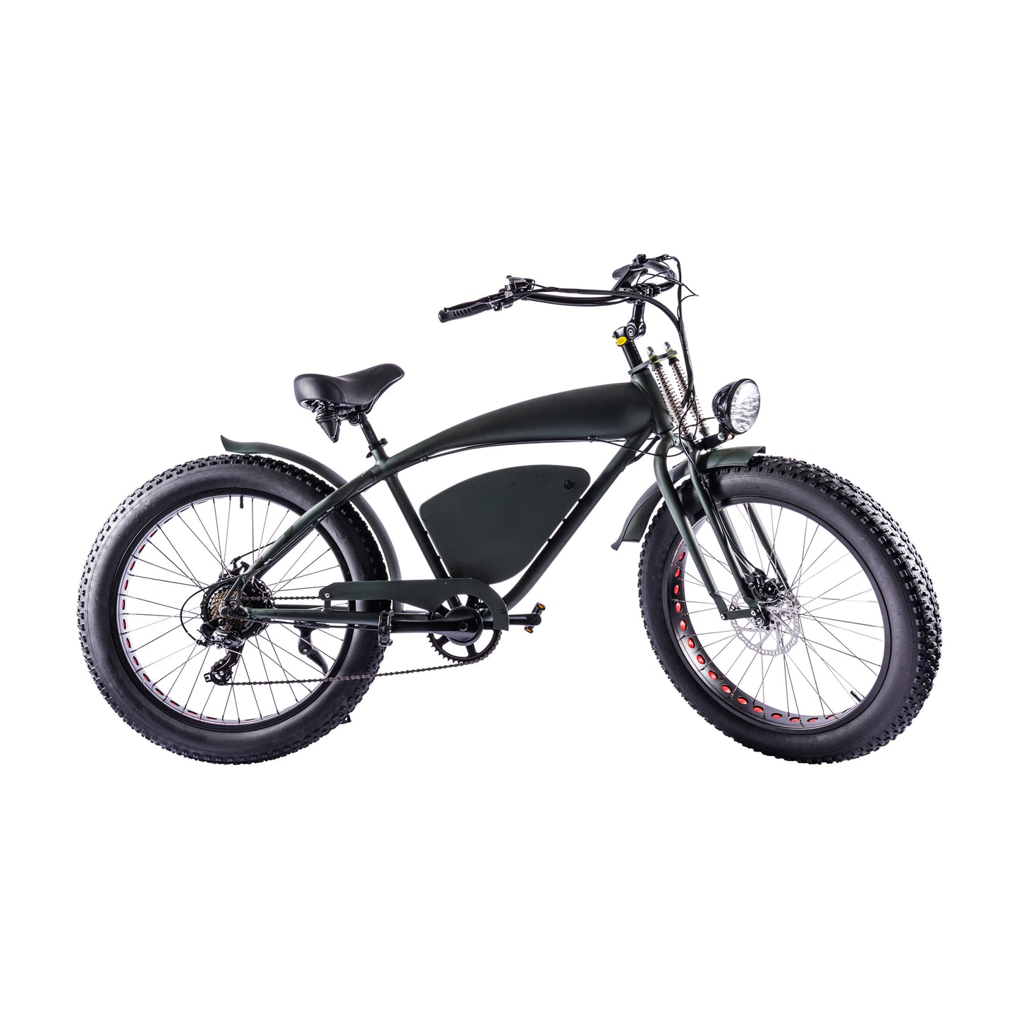 Vintage-Cruiser Ebike | Groen