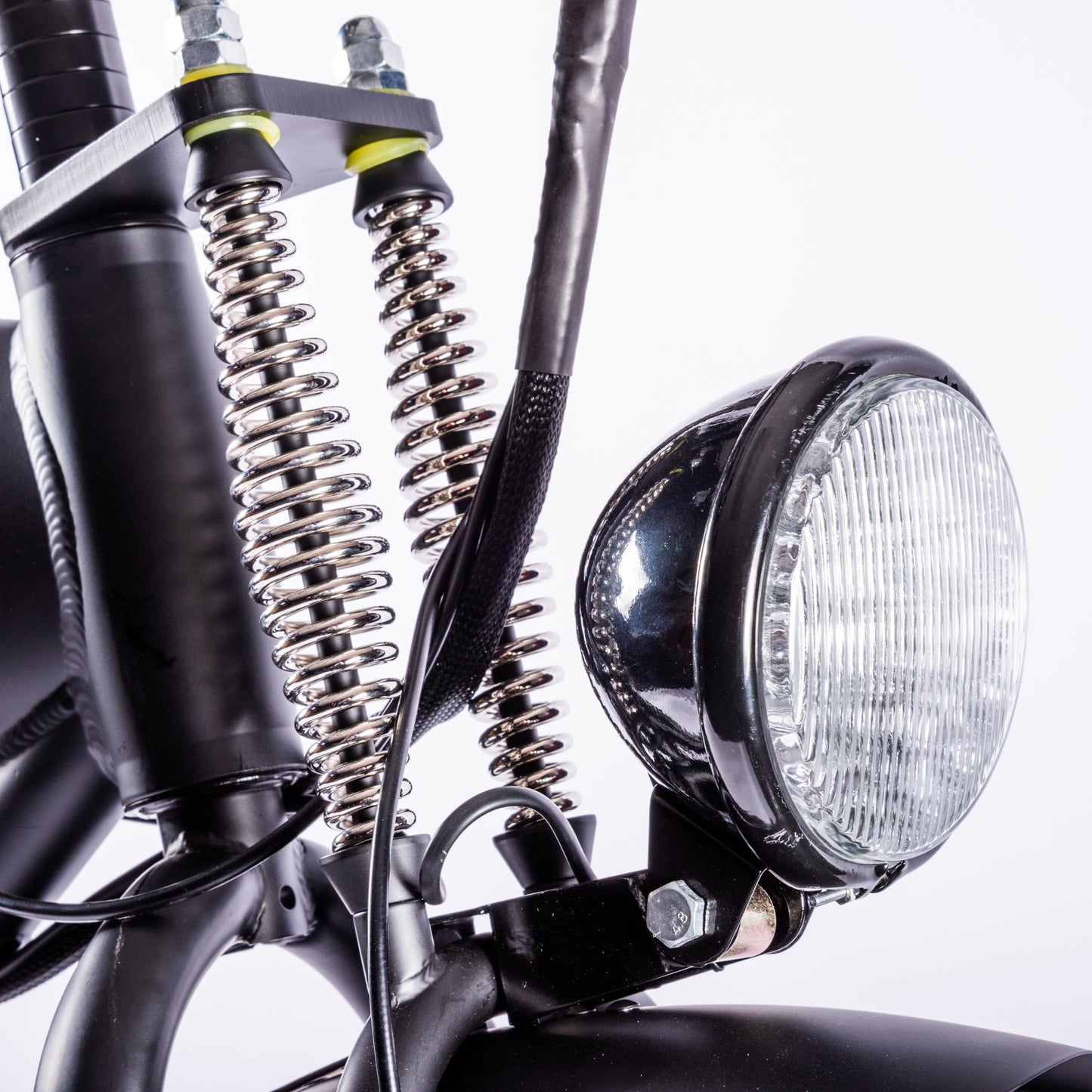 Vintage-Cruiser Ebike | Zwart Rood
