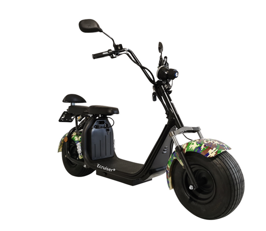 Ecruiser X1 - Camouflage paarsgroen