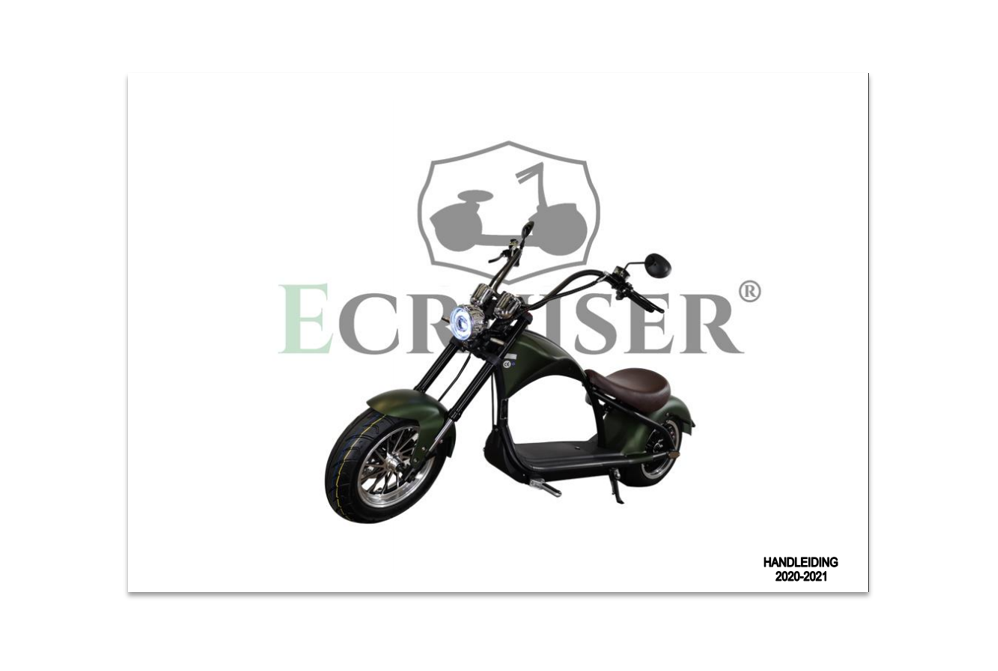 Echopper Mat Rood + Custom seat
