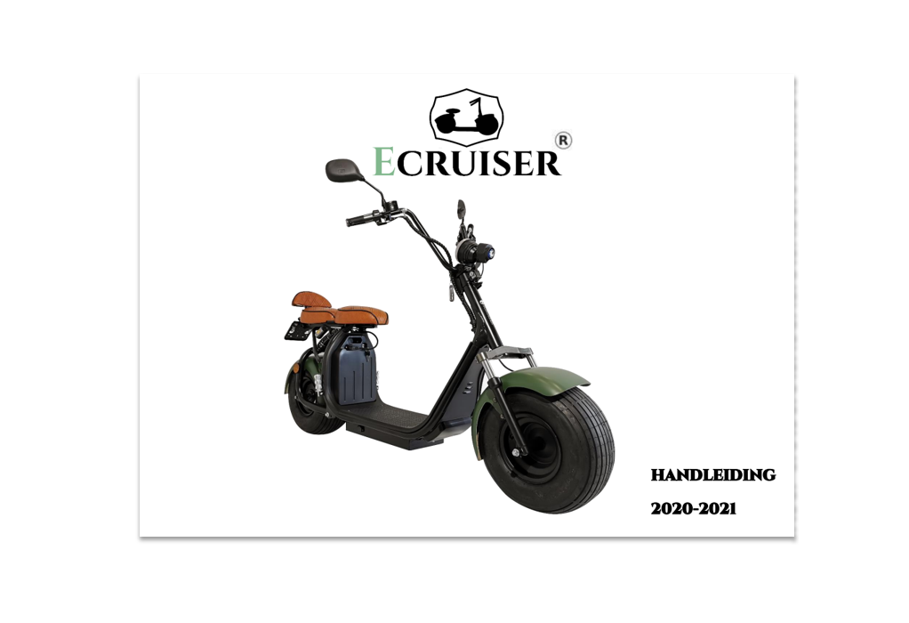 Ecruiser X1 - Zwart gloss
