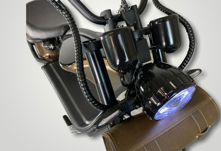 Custom koplamp+display