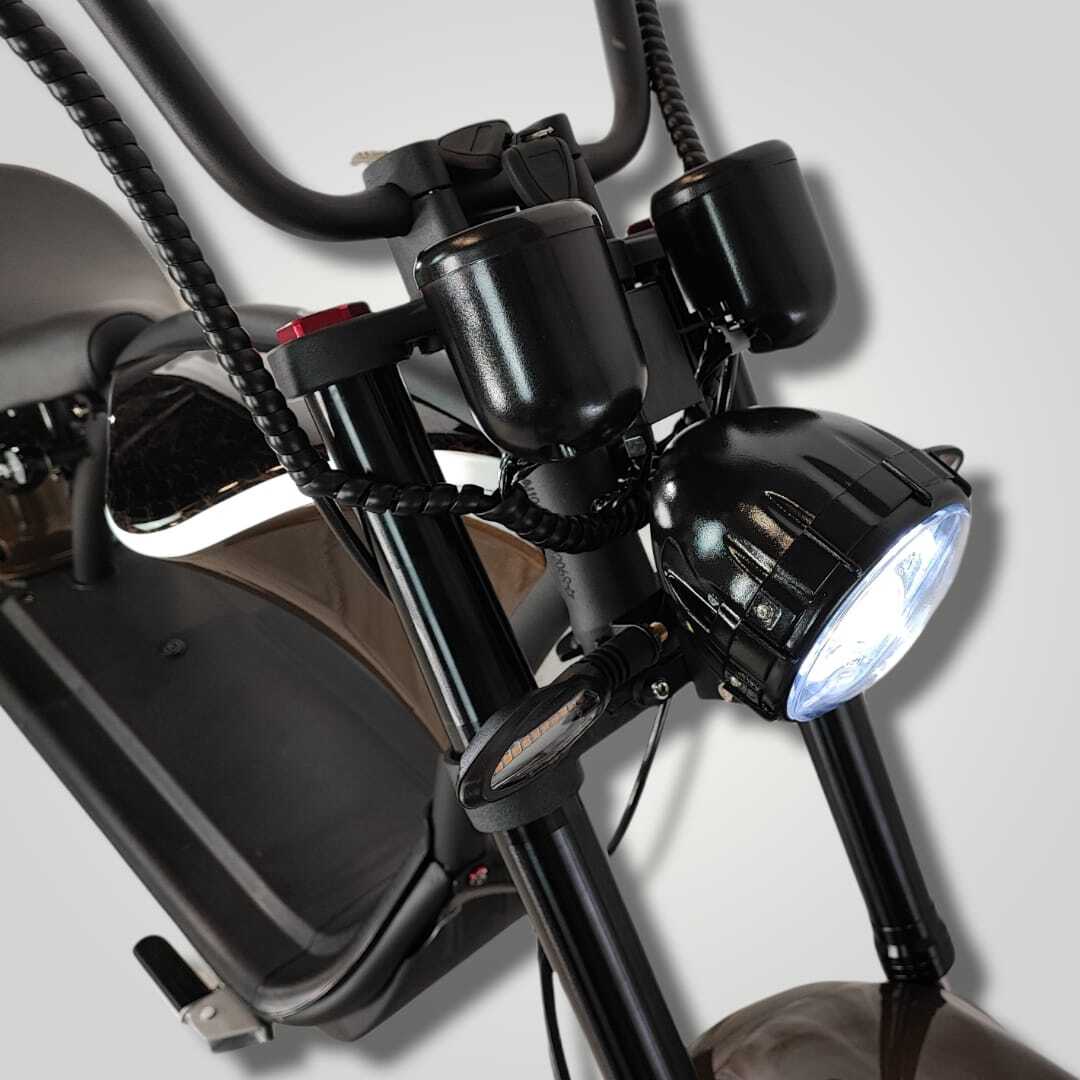 Custom koplamp+display