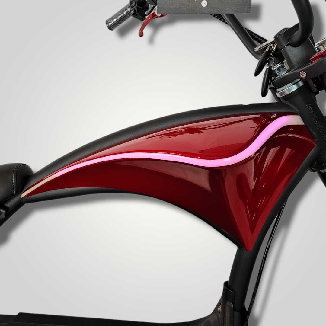 Echopper 3.0 | '87 Candy Red | LED-motion