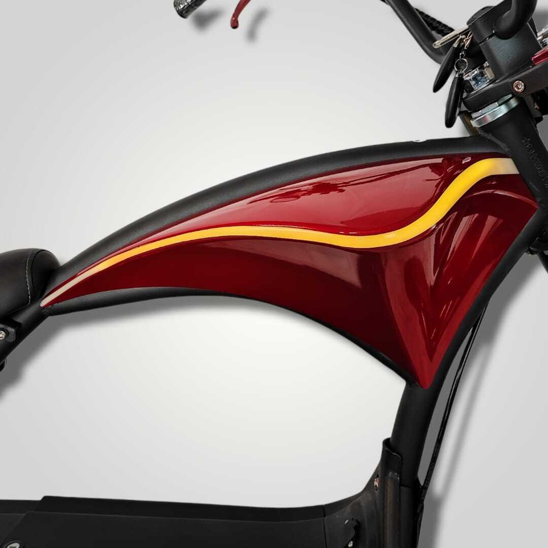 Echopper 3.0 | '87 Candy Red | LED-motion
