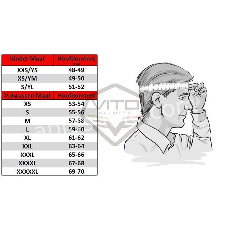 Vito Bruzano Moda helm: Antraciet