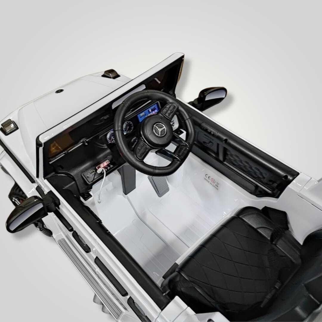 Mercedes G63 G klasse AMG 12V elektrische kinderauto 12 Volt wit
