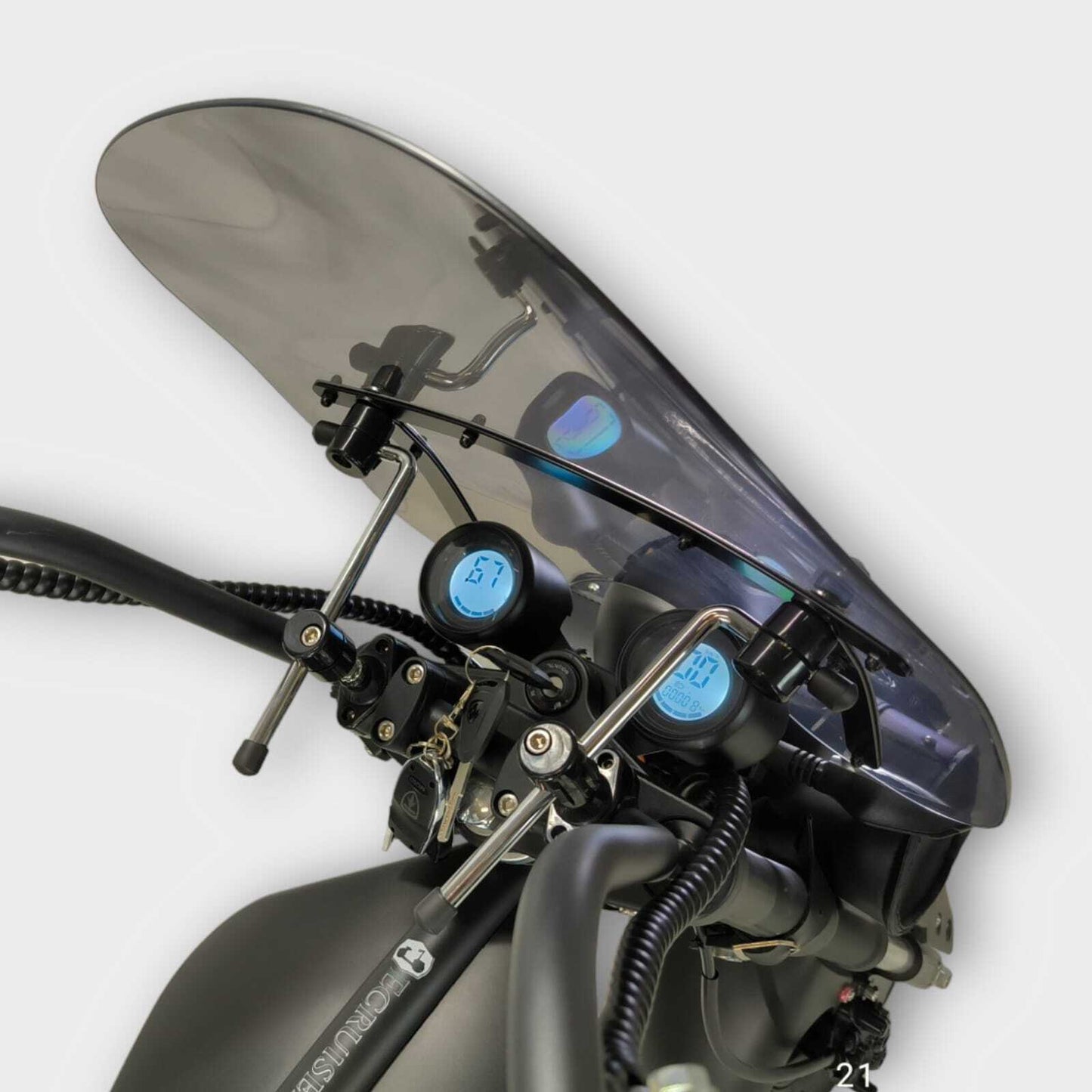 Echopper 3.0 | Black on Black | Windscherm