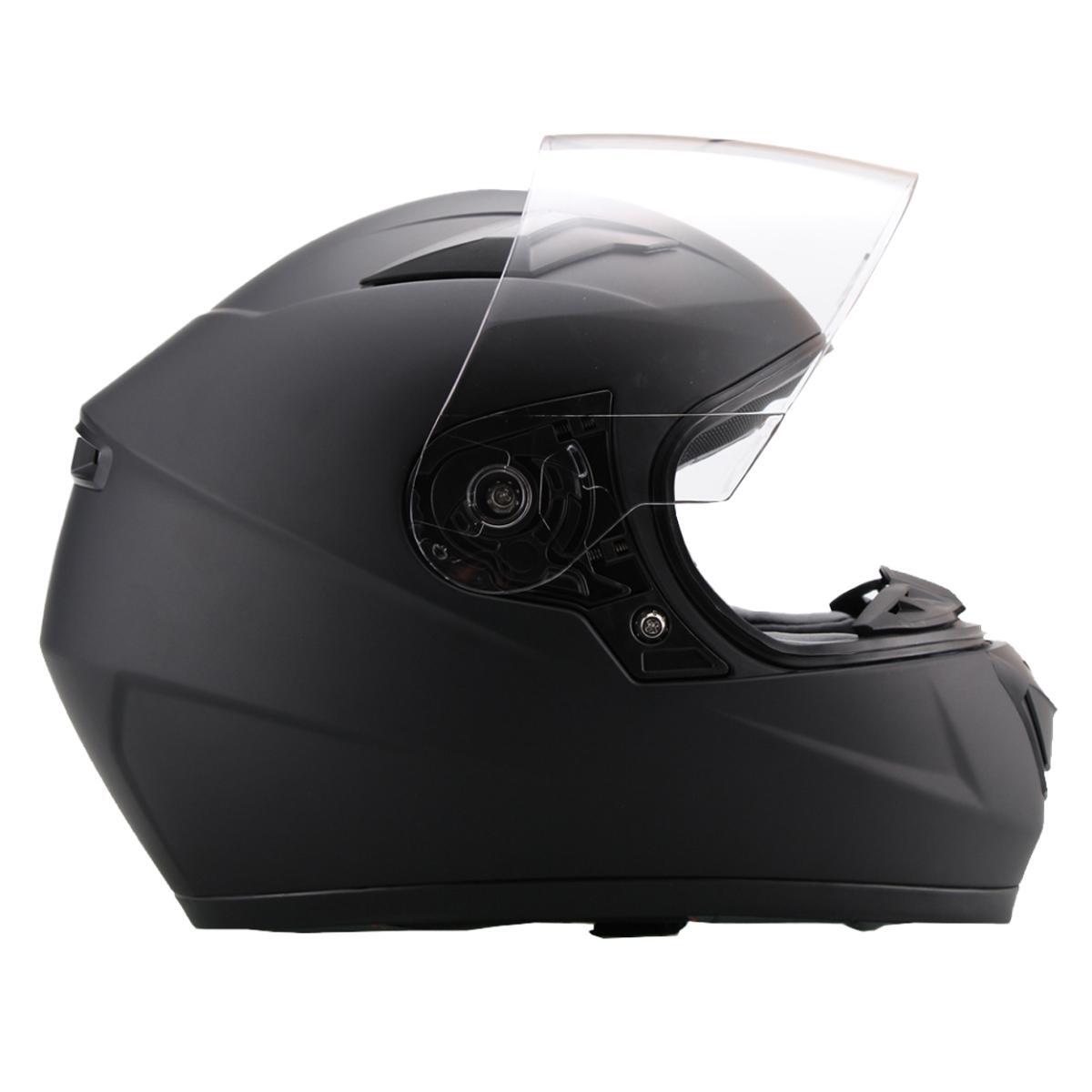 Kinderhelm vito integraal mat zwart