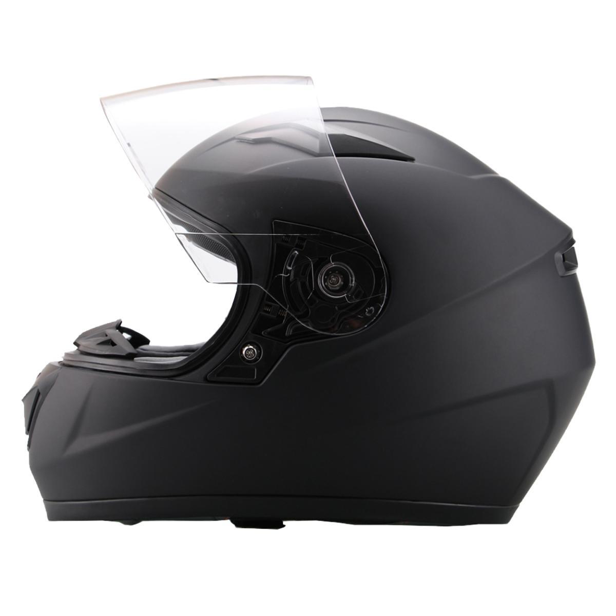 Kinderhelm vito integraal mat zwart