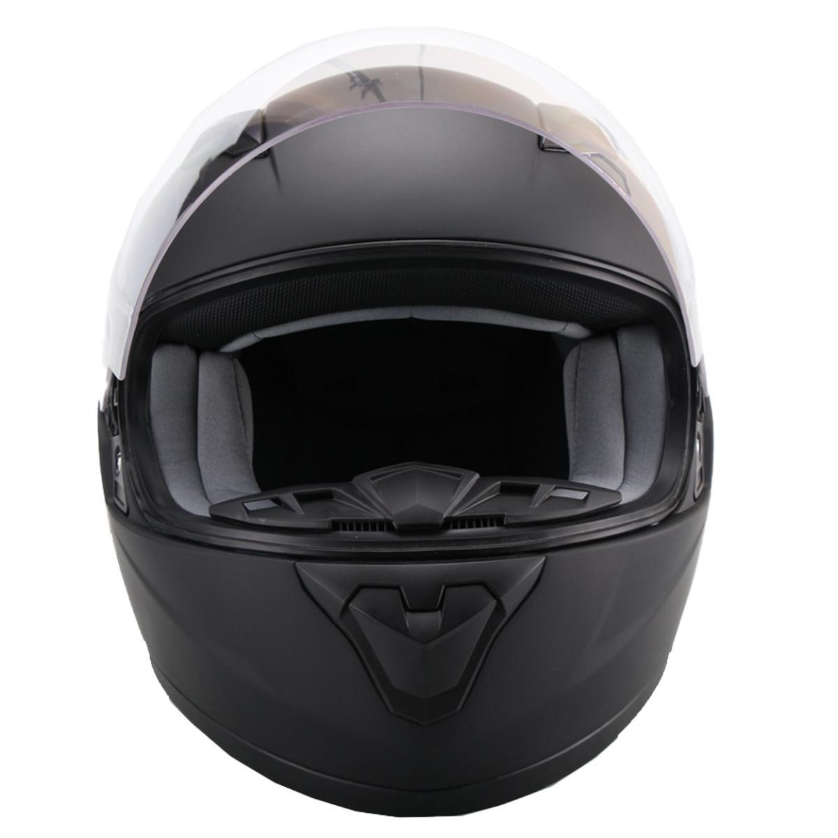 Kinderhelm vito integraal mat zwart