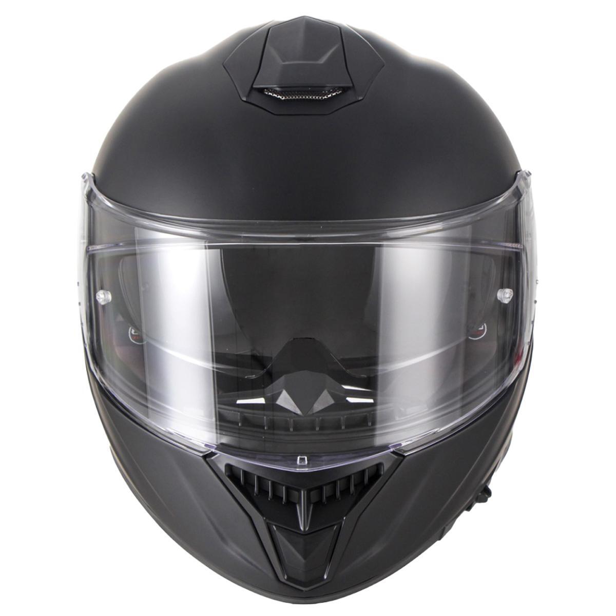 Helm vito grande oversize + zonnevizier mat zwart