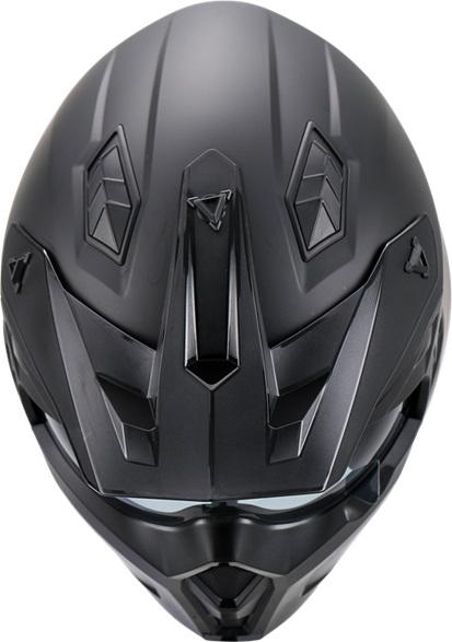 Vito Predator helm: Matt zwart