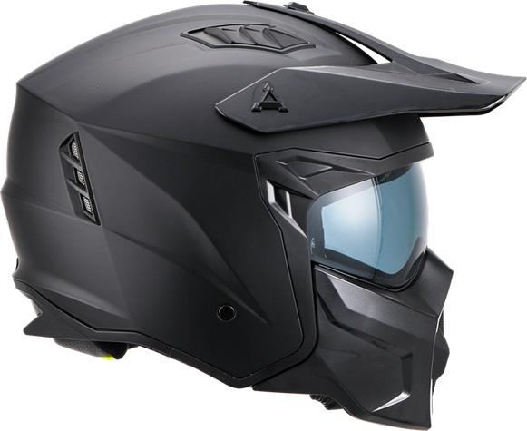 Vito Predator helm: Matt zwart