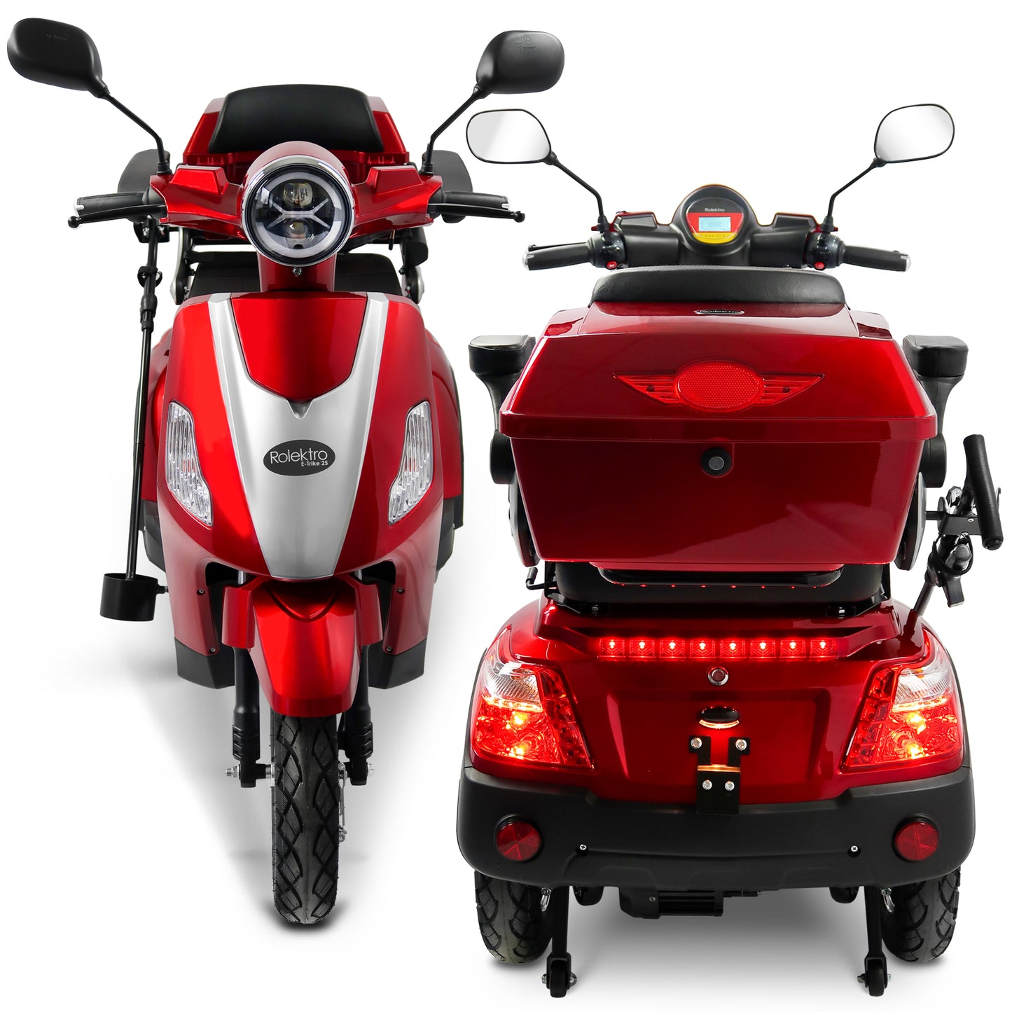 Rolektro E-trike V.3 | Rood