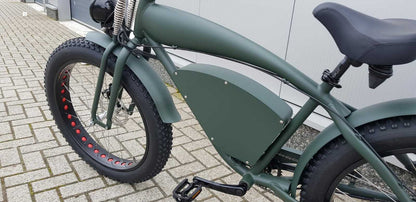 Vintage-Cruiser Ebike | Groen