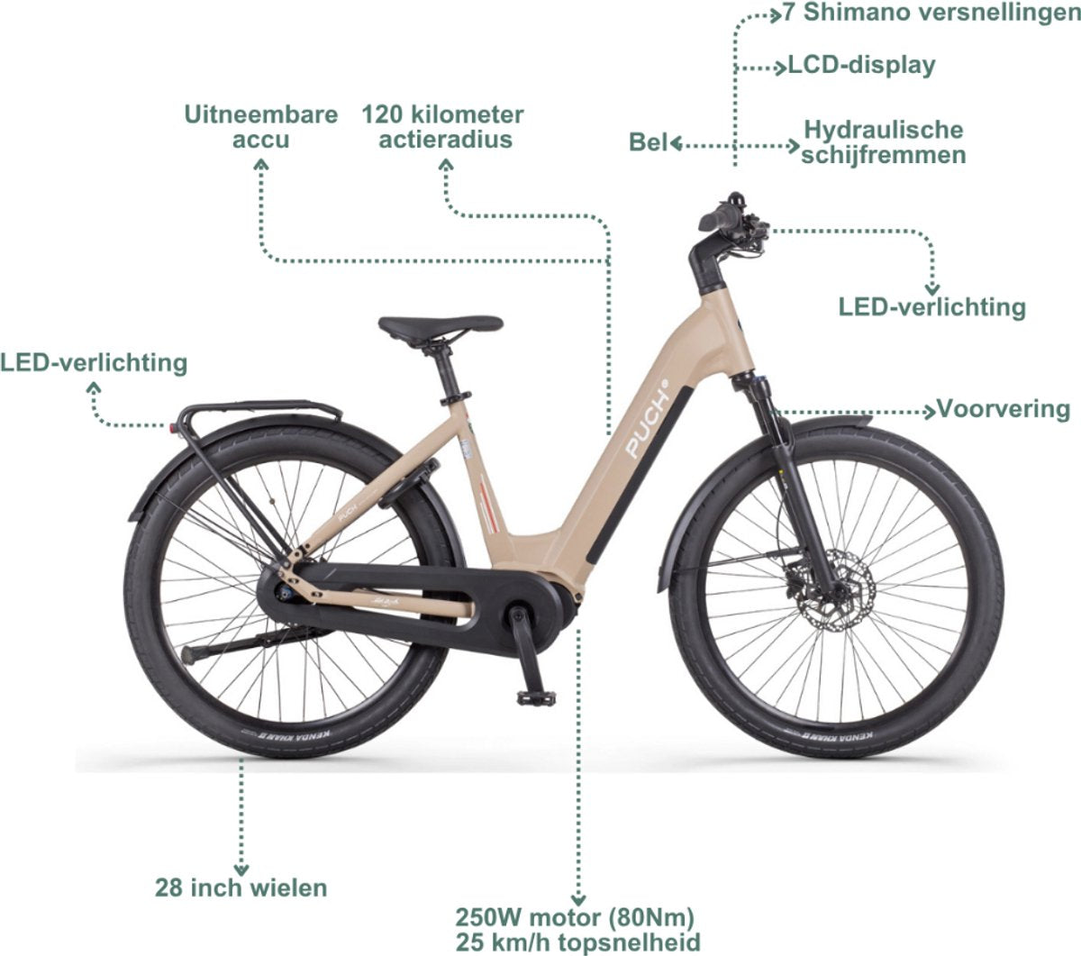 PUCH E-Felice N7 - Kaki