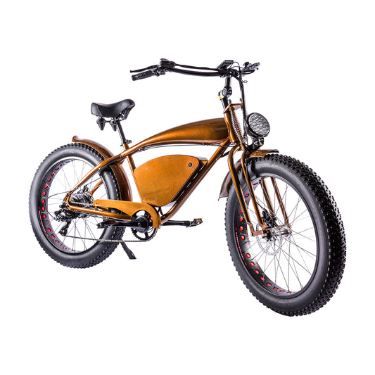 Vintage-Cruiser Ebike | Metallic Bruin