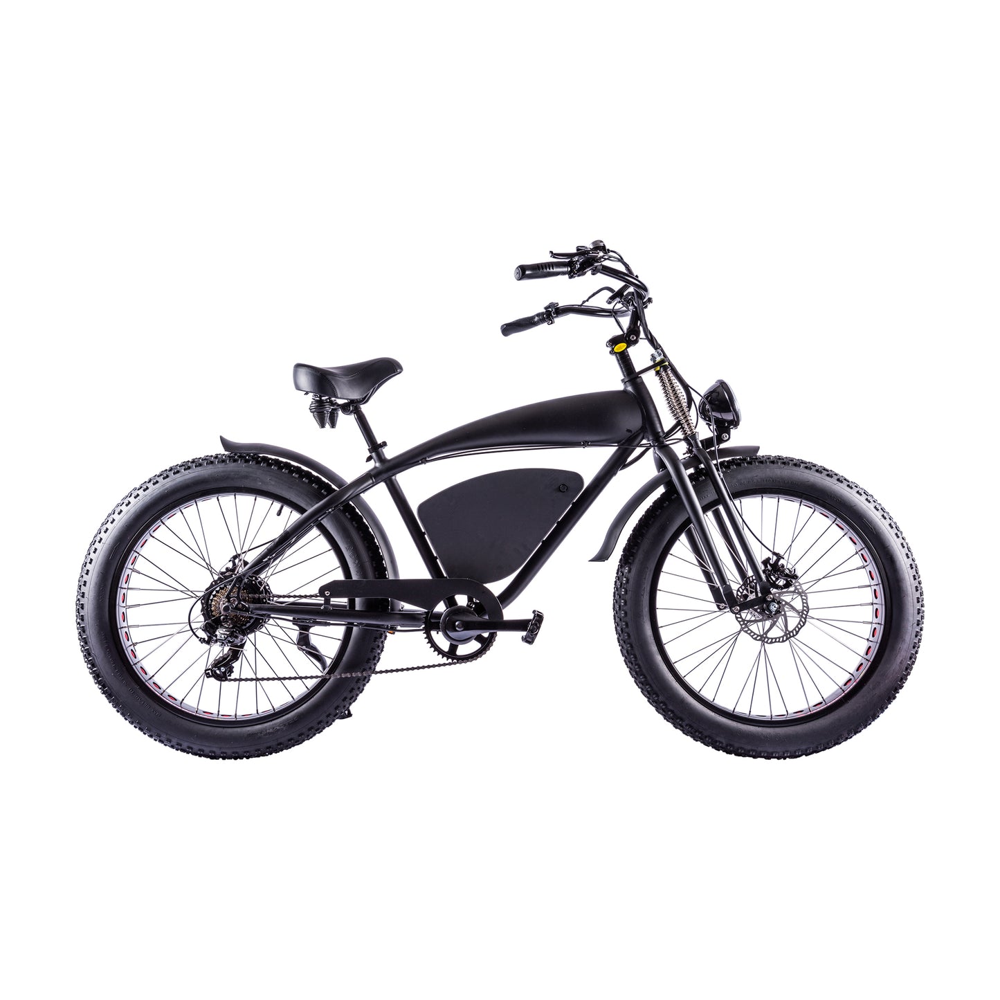Vintage-Cruiser Ebike | Zwart