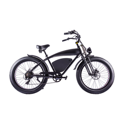 Vintage-Cruiser Ebike | Zwart