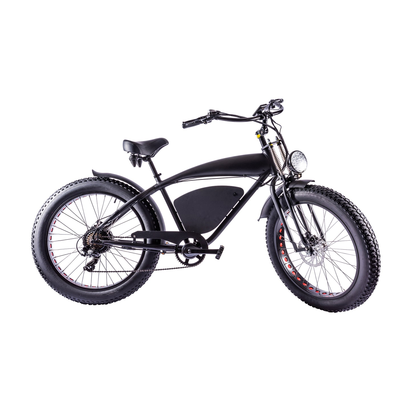 Vintage-Cruiser Ebike | Zwart