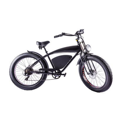 Vintage-Cruiser Ebike | Zwart