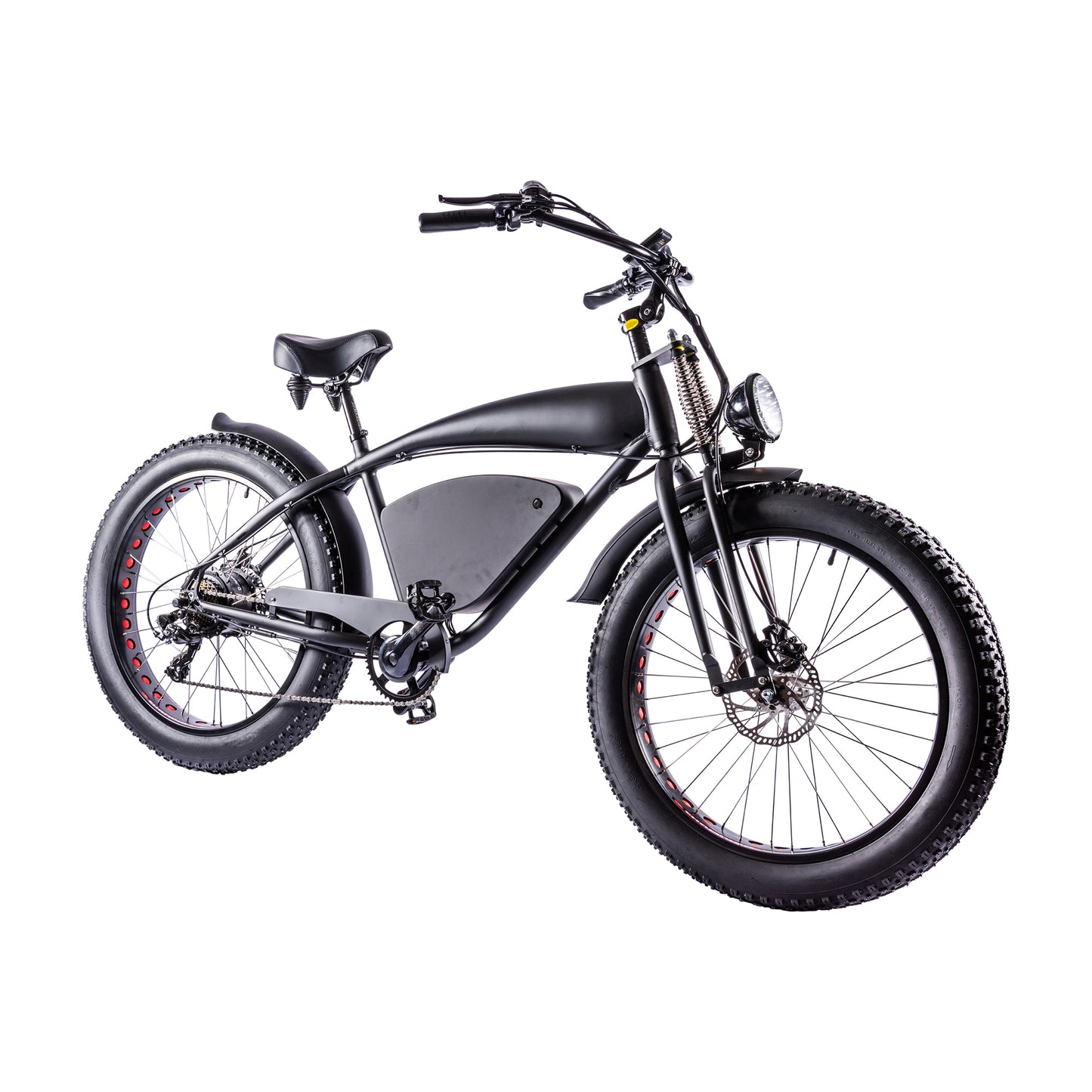 Vintage-Cruiser Ebike | Zwart