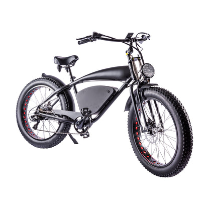 Vintage-Cruiser Ebike | Zwart