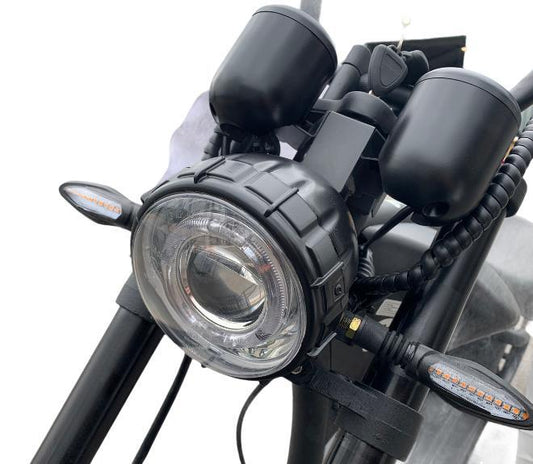 Custom koplamp+display