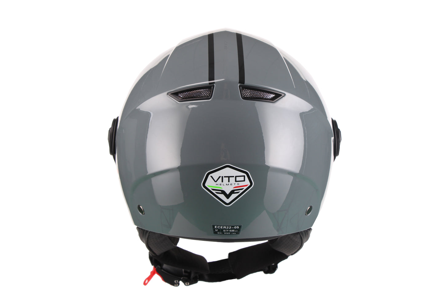 Vito Bruzano Moda helm: Antraciet