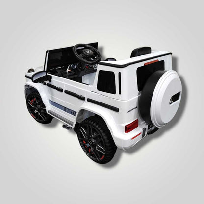 Mercedes G63 G klasse AMG 12V elektrische kinderauto 12 Volt wit