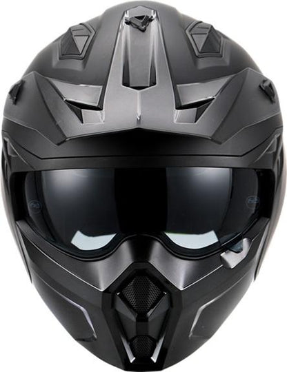 Vito Predator helm: Matt zwart