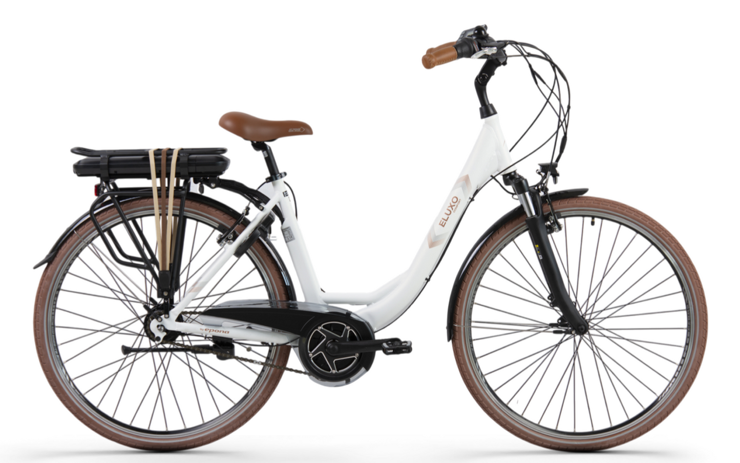 ELUXO E-Voltage City N8 - Wit